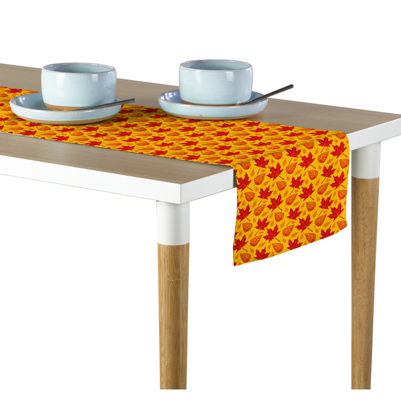 Embree Autumn Leaves Table Runner, 72" L x 12" W