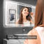 Miroir réfléchissant 72 po pour salle de bain 72 po - Brouillard, fonction de gradation, changement de couleur, installation simple personnalisable, installation rapide-320565296