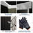 4' x 6' Lean to Outdoor Shed with Lock, Dark Grey-98251116-98251114