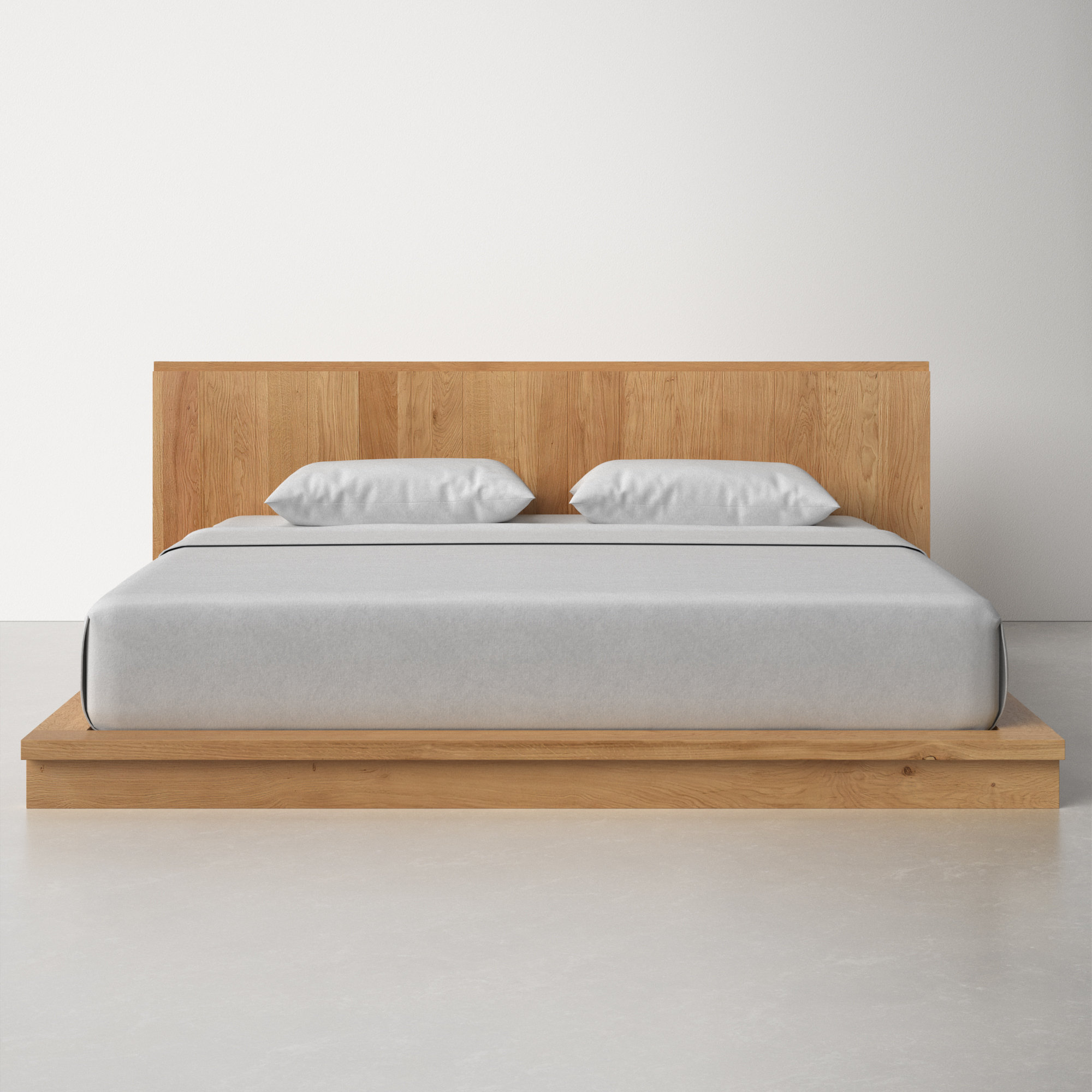 Scandi Solid Mango Wood Bed Frame (4 Sizes)