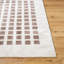 Brown Modern Shaggy Washable Rug, Chequered Anti-Slip Rug For Living Room, Dining Room, Bedroom, Kitchen-2100797637