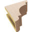 New Brighton cèdre brut grain de bois TimberThane Corbel, apprêté brun clair-88292428