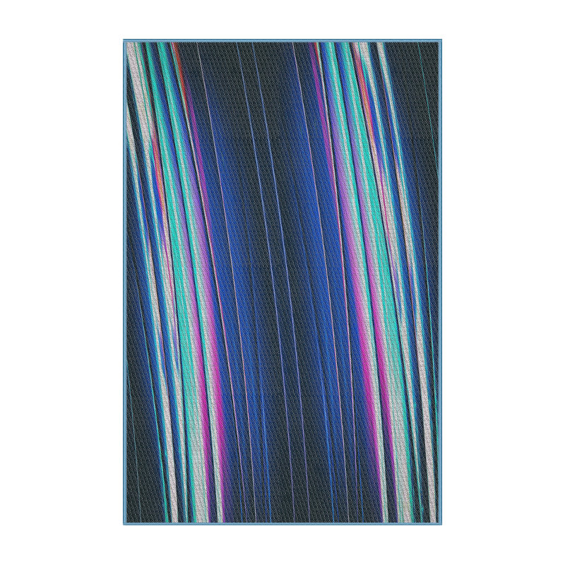 Striped Indoor Rug, Rectangle 5' x 7'