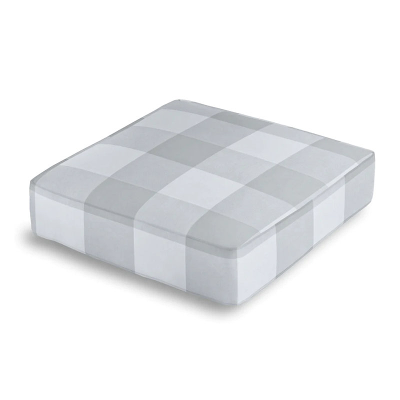 Falmouth Square Pillow Cover & Insert, Asphalt