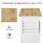 Îlot de cuisine sur roulettes (tabouret non inclus)-997578121