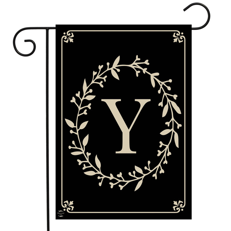 Briarwood Lane Classic Monogram Letter Y Garden Flag