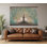 Tree of Life Wall Tapestry with Wooden Hanger – Large Nature-Inspired Artwork