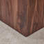Table basse 16 po x 16 po x 16 po en panneau de fibres à densité moyenne en bois de noyer - design luxueux, décoration parfaite pour le salon.