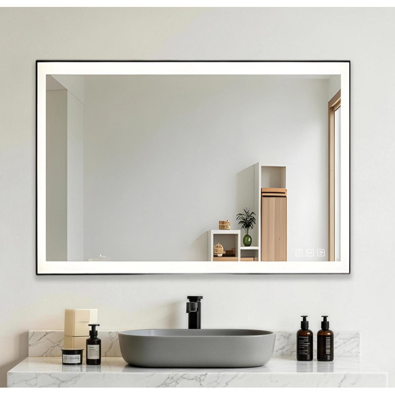 Miroir de salle de bain Sleek, 32 po x 40 po