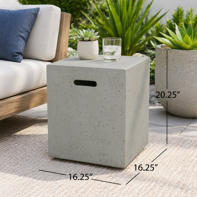 Table de couverture de réservoir d'extérieur, LIGHT GREY