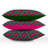 Wagner Campelo Ikat Leaves Throw Pillow-7494152