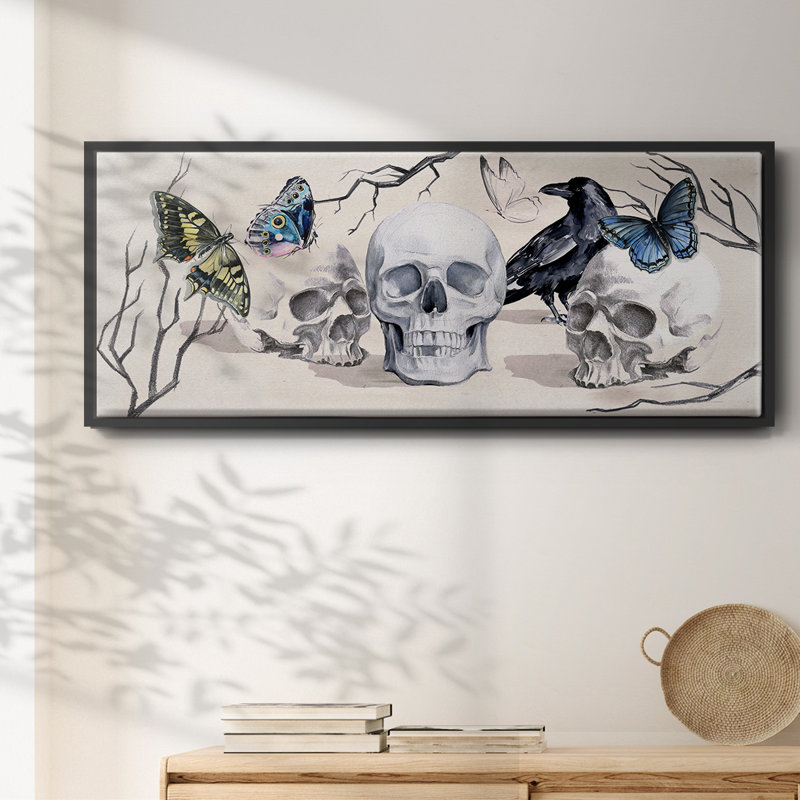 Nevermore Collection D- Framed Canvas, 20" H x 50" W