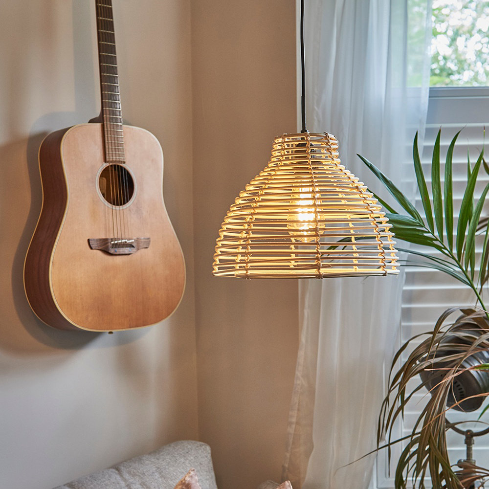 Hojovice 22.5cm H Plastic Bowl Pendant Shade ( Clip On ) in Cream