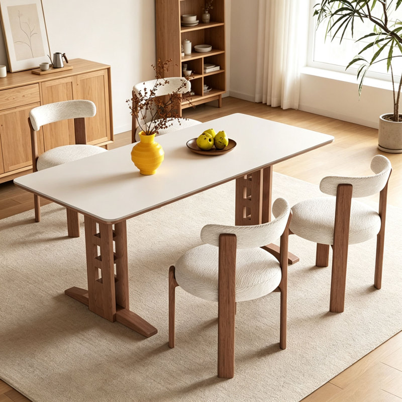 Table de salle à manger Vintage, 29.5" H x 59.1" W x 31.5" D, 5