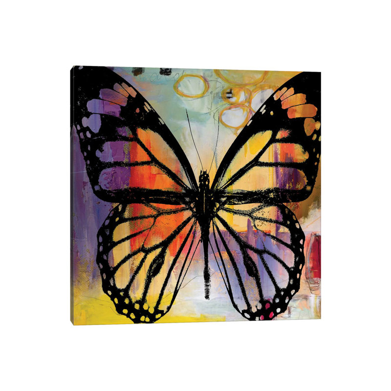 Butterfly III 1 Piece Wrapped Canvas Painting, 45.72 cm H x 45.72 cm W x 1.91 cm D