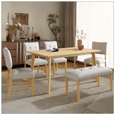 Banc rembourré moderne capitonné