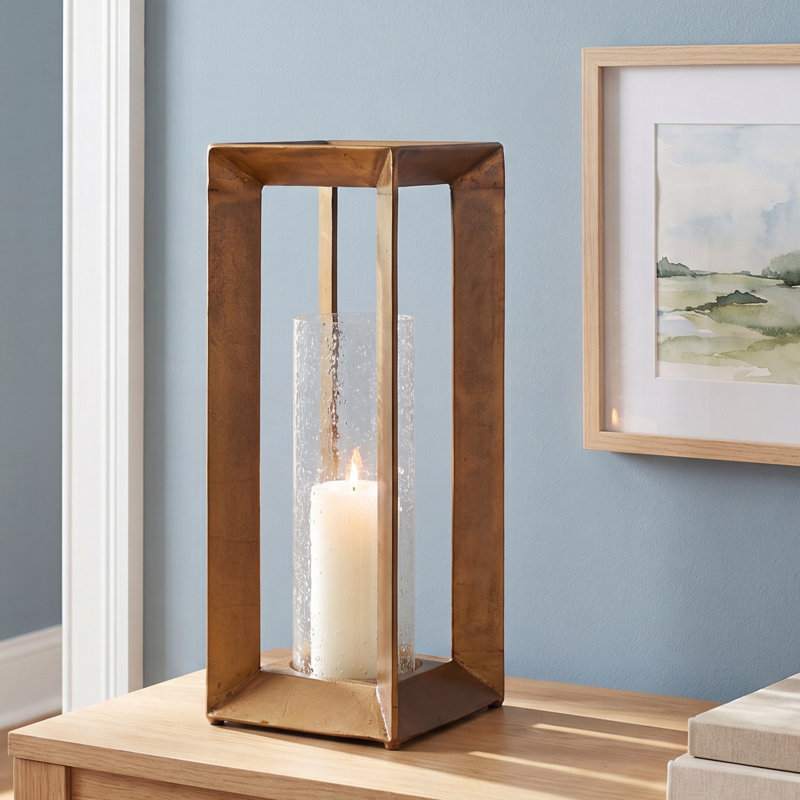 Serenade Tabletop Hurricane, 24.25" H x 9.5" W x 9.5" D