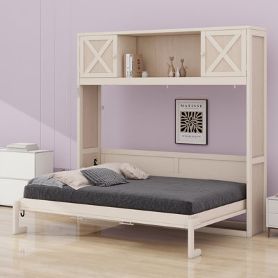 Lit escamotable avec armoires de rangement