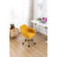 Chaise de bureau rotative à hauteur réglable 360 ° avec pieds en métal et roue universelle pour l'intérieur-851699219