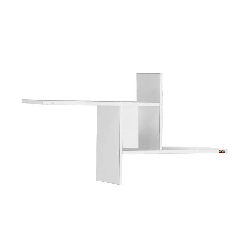 Locelso Floating Shelf, White/Natural