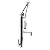 Contemporary Gantry Pulldown Faucet - Straight Spout