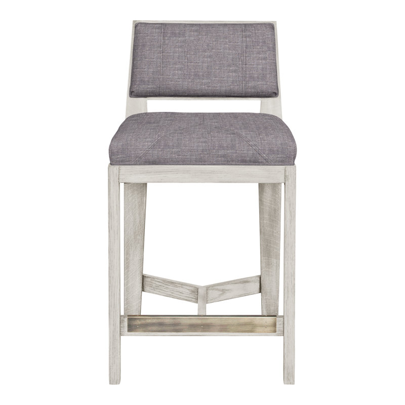Thom Filicia 32.5'' Stool, Casa Blanca, Nomad Slate Crypton® Chenille