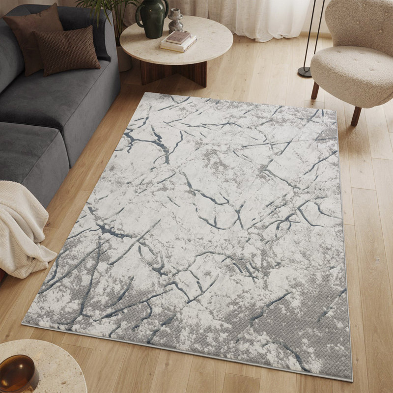 Tapis gris 5 pi 3 po x 7 pi 3 po, Rectangle 5 pi 3 po x 7 pi 3 po