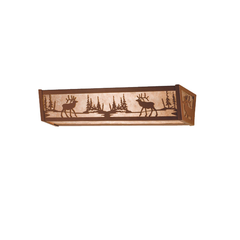 Barre d'éclairage de salle de bain 4 lumières Elk at Lake, 24"