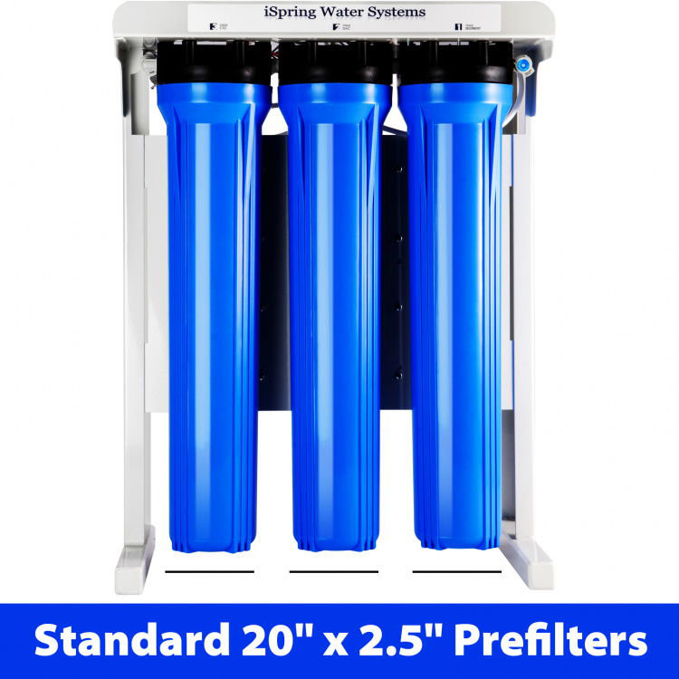 iSpring RCB3P Reverse Osmosis Water Filtration System 300 GPD Residential and Light Commercial Usage