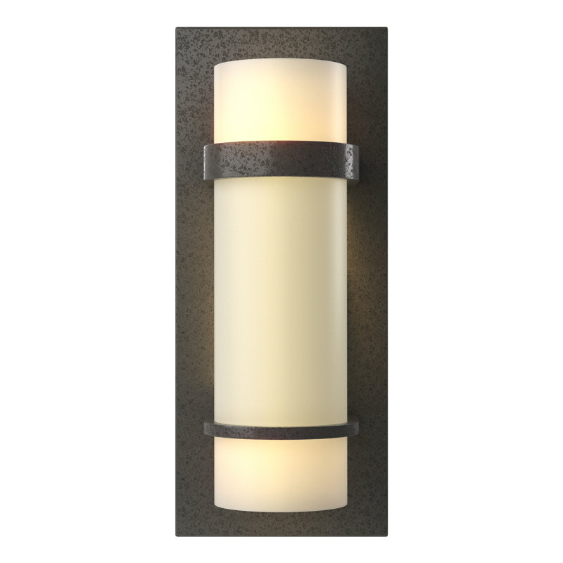 Banded 1 - Light Flush Mounted Scone, Natural Iron