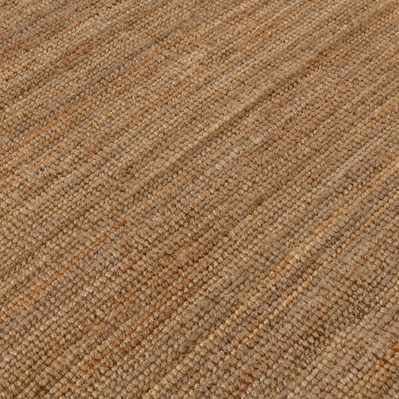 Mini Handwoven Jute Area Rug, Rectangle 9' x 12', Natural