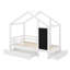 Lit simple avec tableau noir et tiroirs-591960028