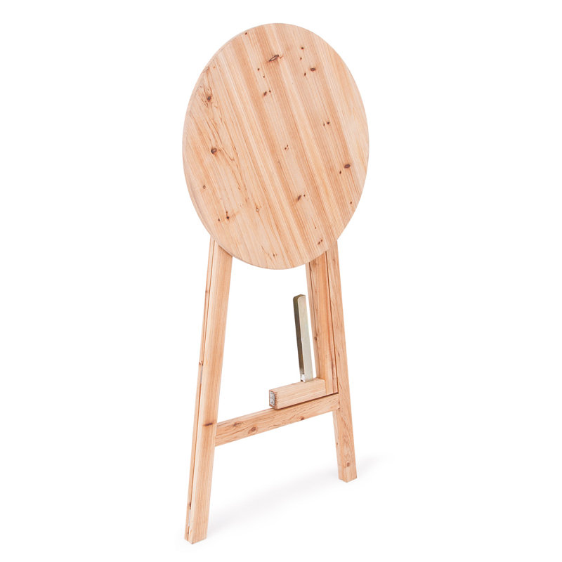 Arrey Round Solid Wood Base Dining Table