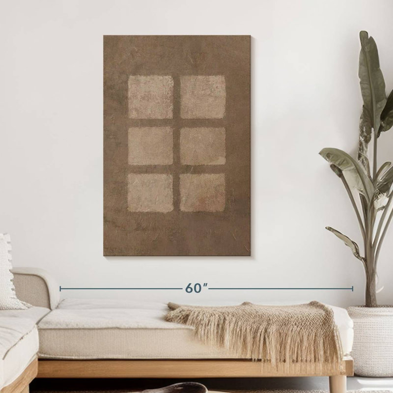 Gentle Order In Six, 45" H x 30" W