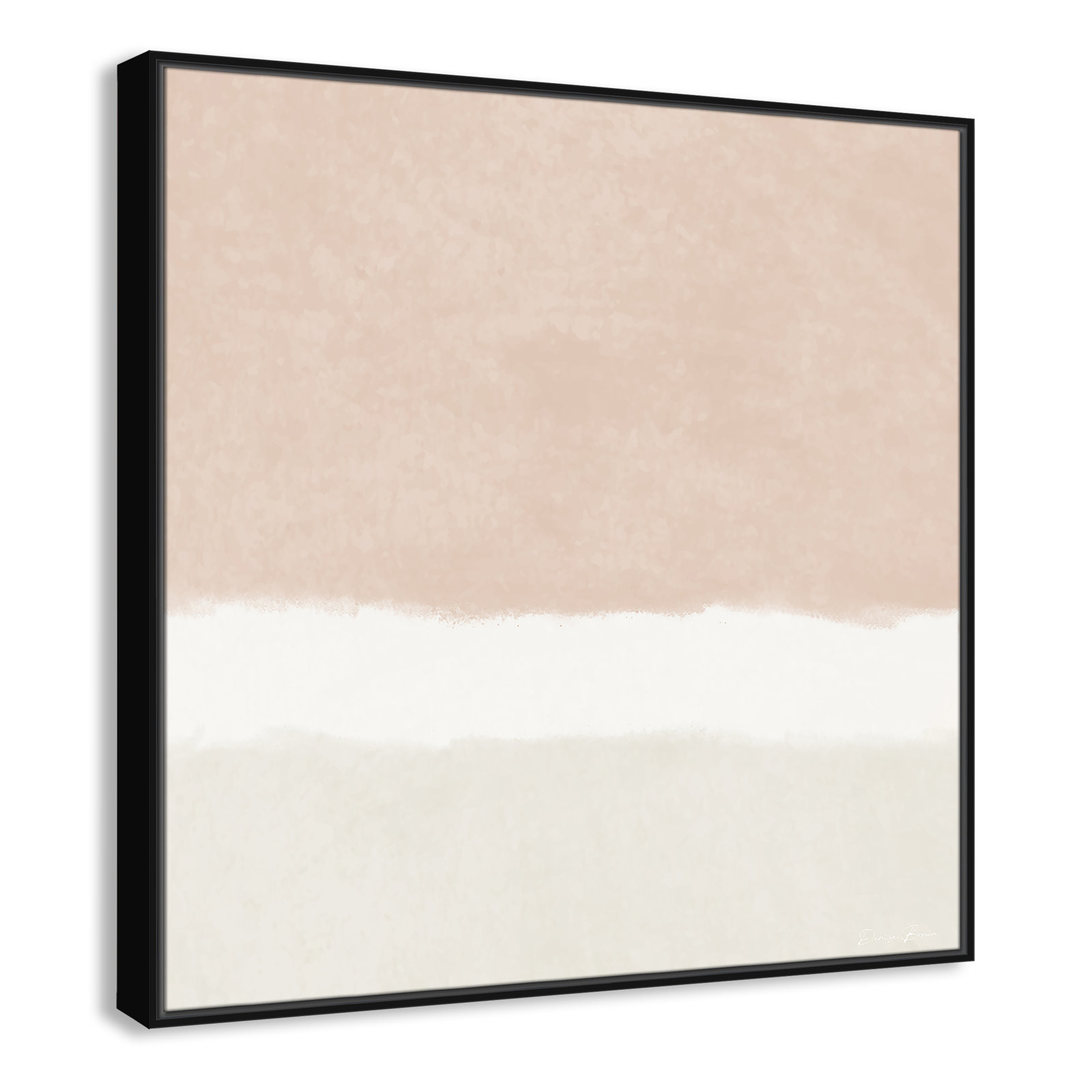 Willadeene "Slate 2" Print, 37.5" H x 37.5" W, Black Framed