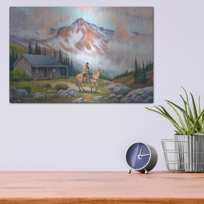 «Country Cabin» par John Zaccheo, H 12 po x l 16 po