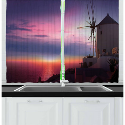 Pointed Kitchen Curtain