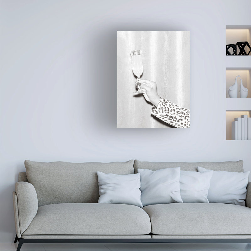 Art sur toile, noir et blanc, bol de pictufy Studio III, H 14 po x l 19 po
