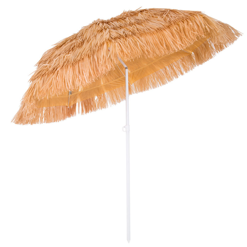 Milana 1.6m Beach Parasol, Brown