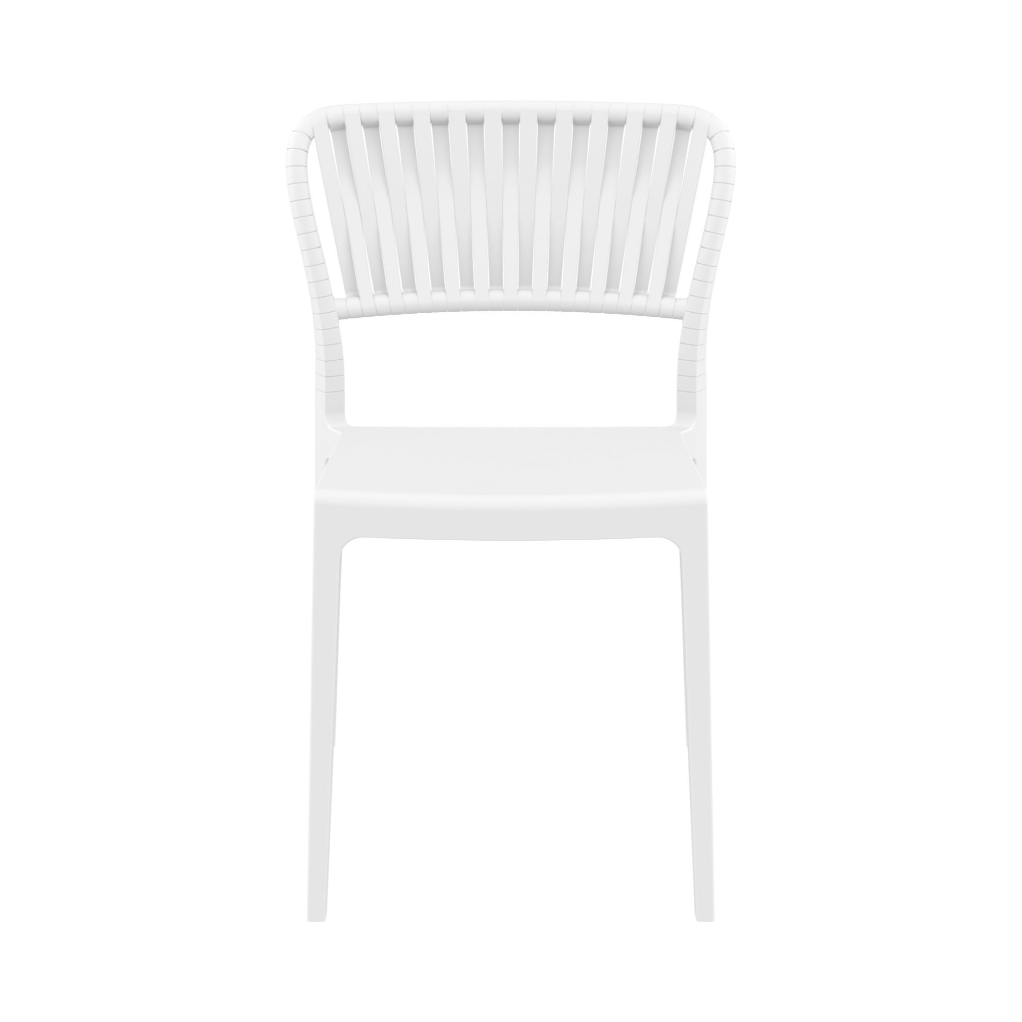 Newport Outdoor Stacking Dining Armchair, White