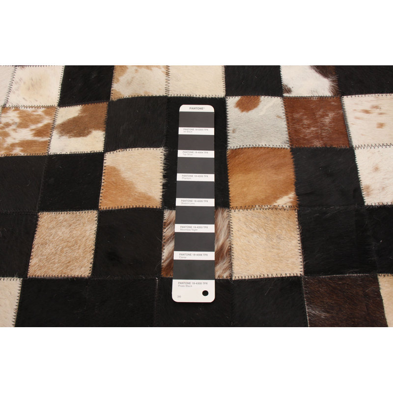 Piero Cowhide Patchwork Indoor Rug