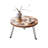 Retro Walnut Solid Wood Round Coffee Table