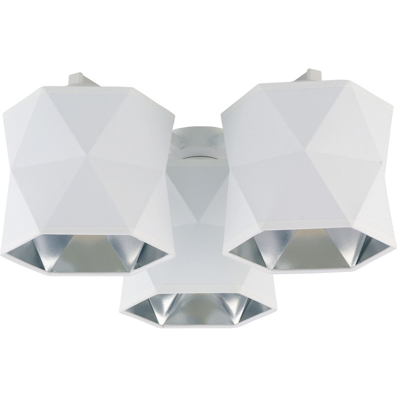 Aveleen 3 - Light Grey Cluster Pendant