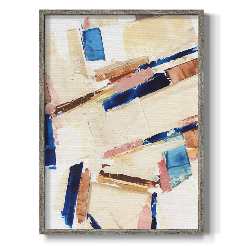 Pivot Point II Framed Print - Solid Wood, 11" H x 9" W