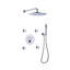 Système de douche thermostatique complet à 4 jets pour la salle de bain avec valve brute-70983829