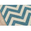 Tapis intérieur / extérieur bleu / crème Irita-927866885