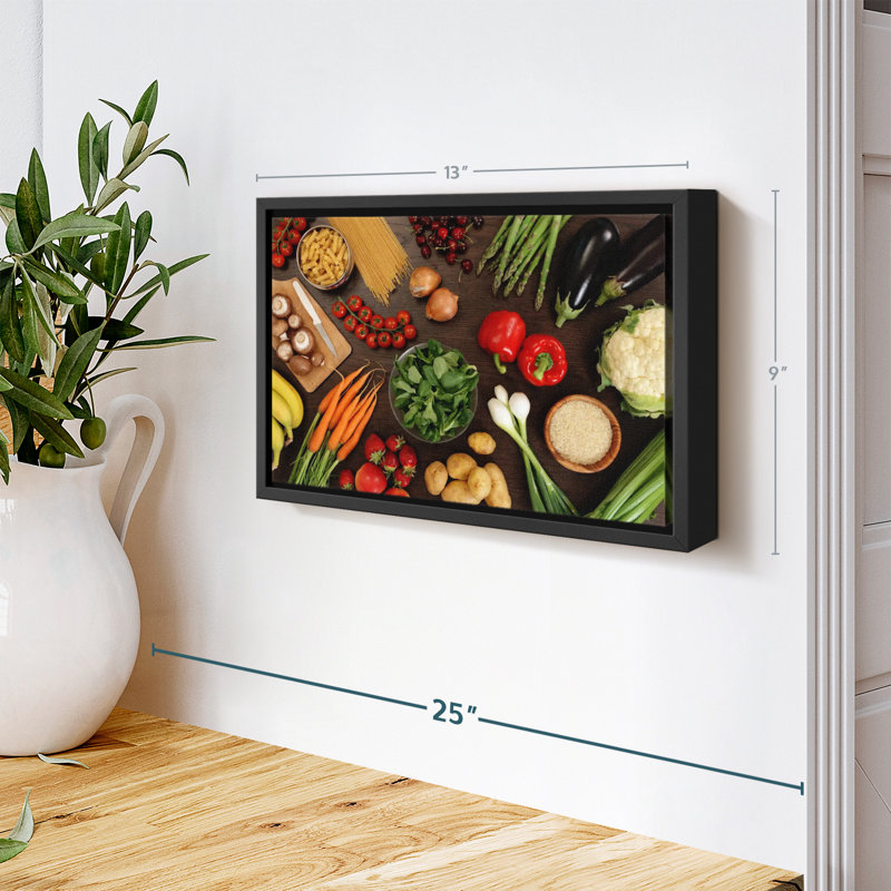 Aliments et boissons "ingrédients végétaux", H 9 po x l 13 po