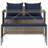 3 Piece Patio Dining Set With Cushions Poly Rattan-1191949444