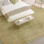 Hand Knotted Wool Oriental Area Rug in Green