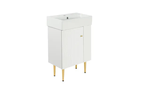 21.6" Basin Only, Glossy White 24V06PB21